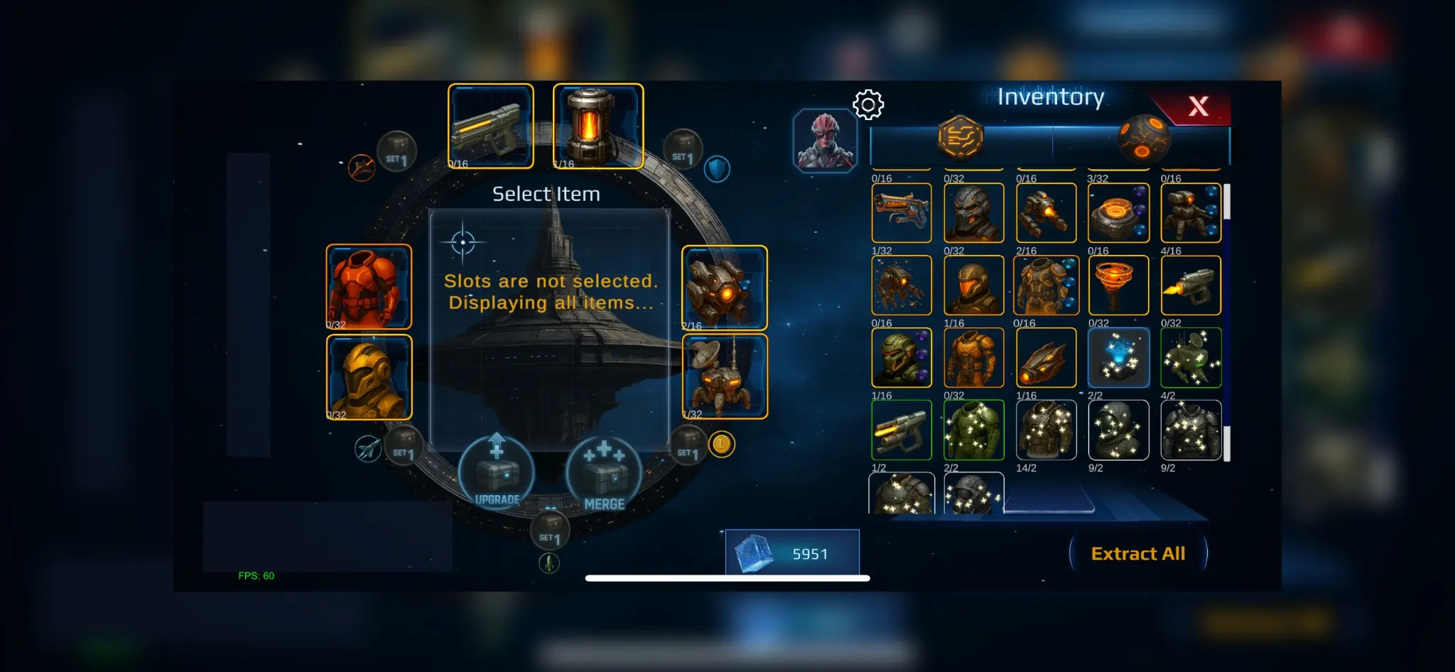 Inventory & Equipment